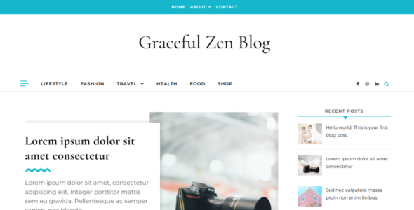 Graceful Zen Blog (Optima Themes)