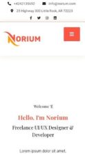 NoriumPortfolio Pro (screenshot mobile)