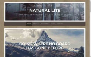 Natural Lite (screenshot desktop)