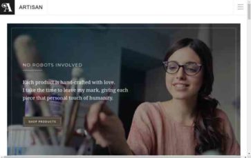 Organic Artisan (screenshot desktop)