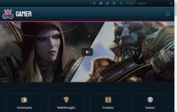 Organic Gamer (screenshot desktop)