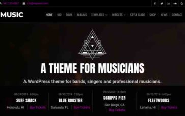 Organic Music (screenshot desktop)