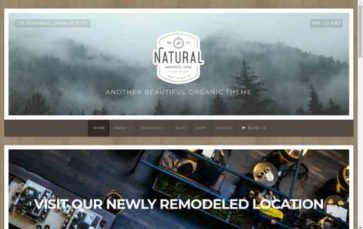 Organic Natural (screenshot desktop)