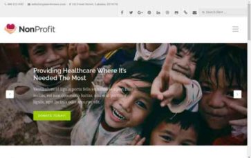 Organic NonProfit (screenshot desktop)