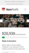 Organic NonProfit (screenshot mobile)