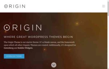 Organic Origin (screenshot desktop)