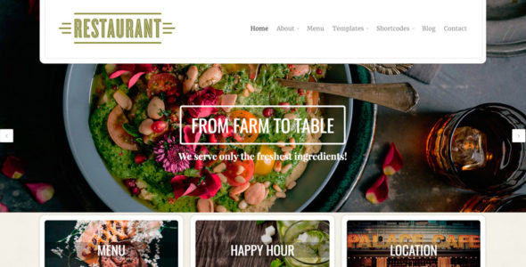 Organic Restaurant (Organic Themes)