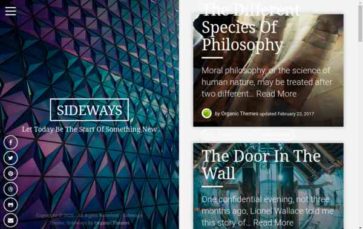 Organic Sideways (screenshot desktop)