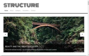 Organic Structure (screenshot desktop)