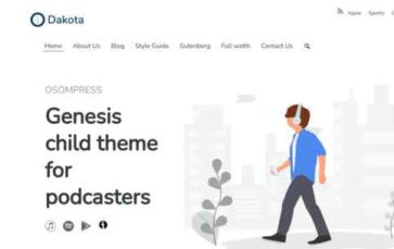 Dakota (OsomPress) - (screenshot desktop)