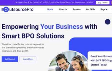 BPO Services Pro (screenshot desktop)