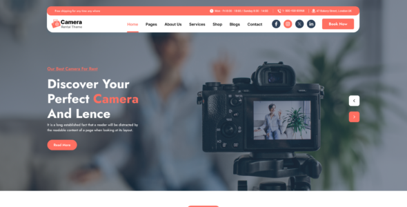 Camera Rental Pro (Ovation Themes)