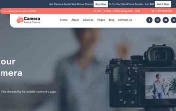 Camera Rental Pro (screenshot desktop)