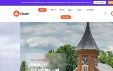 Church Community Pro (screenshot desktop)