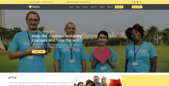 Fundraising Charity Campaign Pro (Ovation Themes)