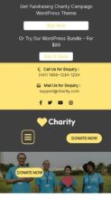Fundraising Charity Campaign Pro (screenshot mobile)