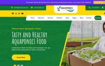 Green Vegetable Store Pro (screenshot desktop)