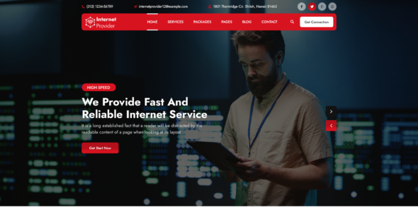 Home Internet Provider Pro (Ovation Themes)