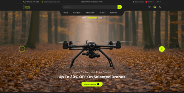 Modern Drone Pro (Ovation Themes)