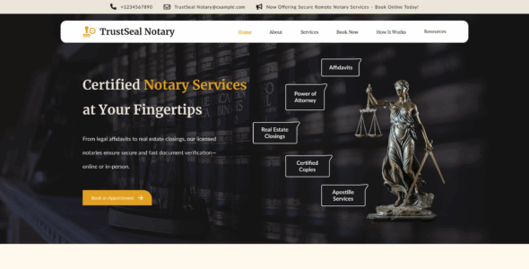 Online Notary Pro (Ovation Themes)