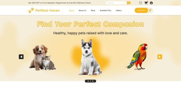Pet Ecommerce Store Pro (Ovation Themes)
