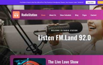 Radio Shows Pro (screenshot desktop)