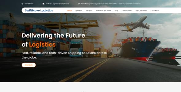 Transport Services Pro (Ovation Themes)