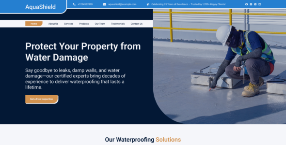 Waterproofing Services Pro (Ovation Themes)