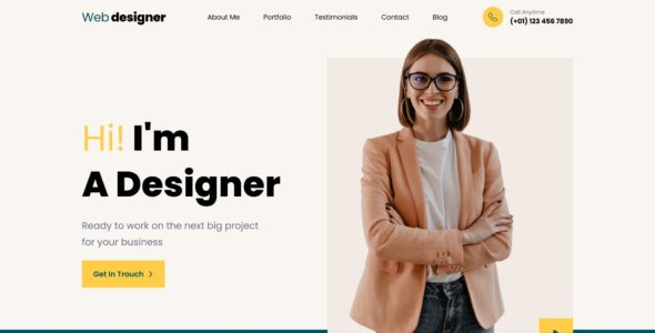Web Designer Portfolio Pro (Ovation Themes)