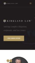 Divi Law Firm (screenshot mobile)