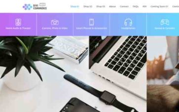 Divi WooCommerce (Paper Temple) - (screenshot desktop)