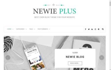 Newie Plus (screenshot desktop)