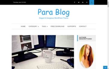 Para Blog (screenshot desktop)
