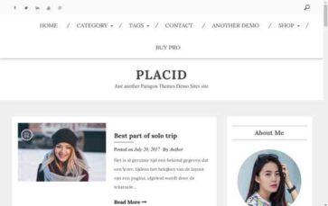 Placid (screenshot desktop)