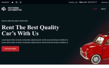 Patterns Automotive (screenshot desktop)