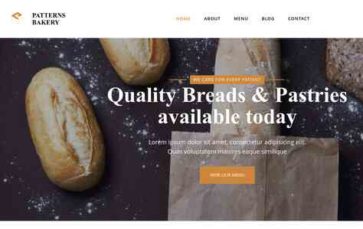 Patterns Bakery (screenshot desktop)