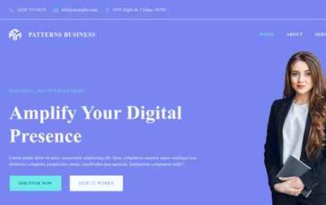 Patterns Business (screenshot desktop)