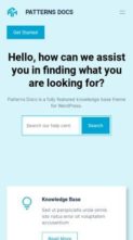 Patterns Docs (screenshot mobile)