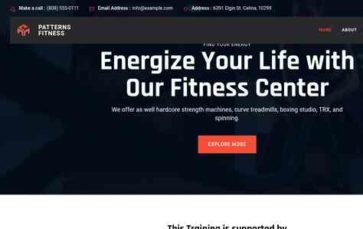Patterns Fitness (screenshot desktop)