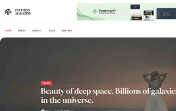 Patterns Magazine (screenshot desktop)