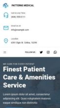 Patterns Medical (screenshot mobile)