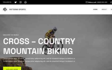 Patterns Sports (screenshot desktop)