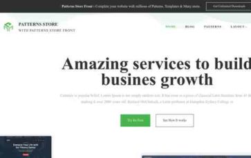 Patterns Store Front (screenshot desktop)