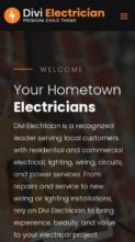 Divi Electrician (Pee-Aye Creative) (screenshot mobile)