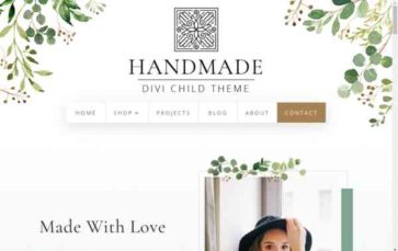 Divi Handmade (screenshot desktop)