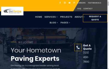 Divi Paving (screenshot desktop)