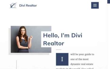 Divi Realtor (screenshot desktop)