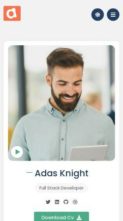 Adas Portfolio (screenshot mobile)