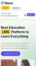 Eduna LMS (screenshot mobile)