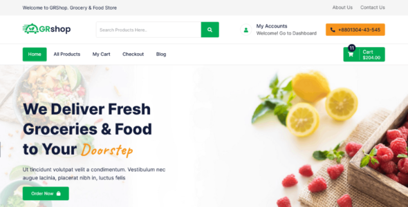 GrShop Grocery (PencilWp)